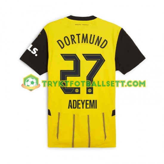 Herre Borussia Dortmund drakt Karim Adeyemi 27 Hjemme 2024-2025 Korte Ermer