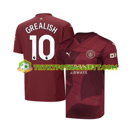 Herre Manchester City drakt Jack Grealish 10 Tredje 2024-2025 Korte Ermer