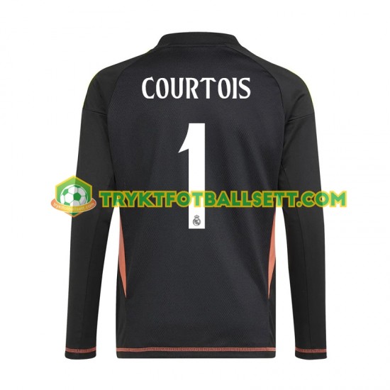 Herre Keeper Real Madrid drakt Thibaut Courtois 1 Borte 2024-2025 Korte Ermer