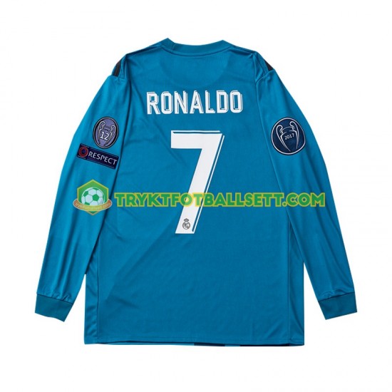 Herre Real Madrid drakt Cristiano Ronaldo 7 2017 Retro Tredje Langermet