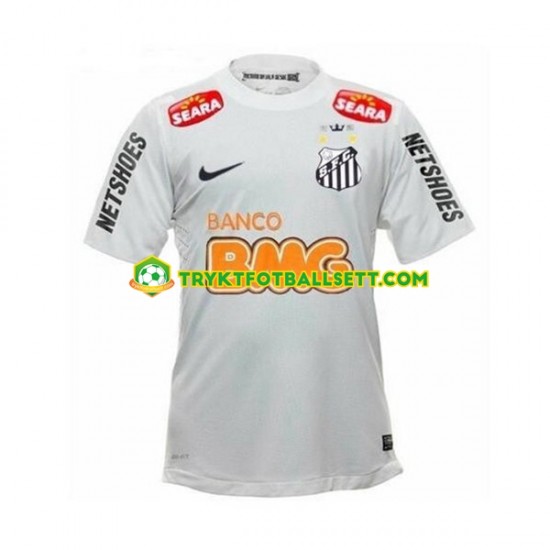 Herre Santos FC drakt Neymar JR 11 2012 Retro Hjemme Korte Ermer