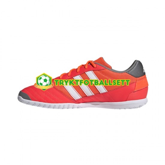 Adidas Classic Super Sala IN Halle White Rød Fotballsko