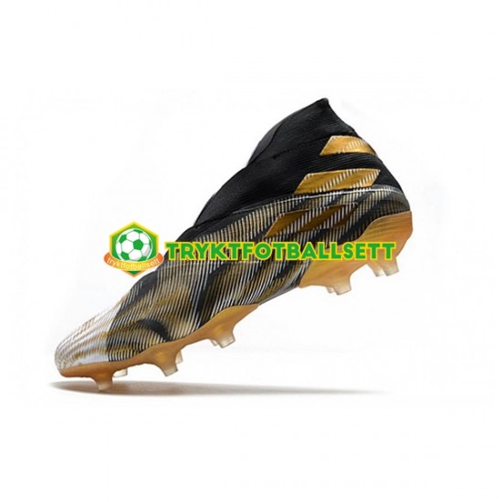 Adidas Nemeziz9 FG d Svart Hvit Gul Fotballsko