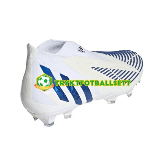 Adidas Predator EDGE FG Diamond Edge Blå Hvit Fotballsko