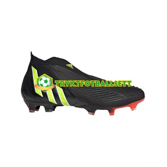 Adidas Predator EDGE FG Shadowportal Svart Gul Fotballsko