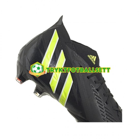 Adidas Predator EDGE.1 FG Shadowportal Svart Gul Fotballsko