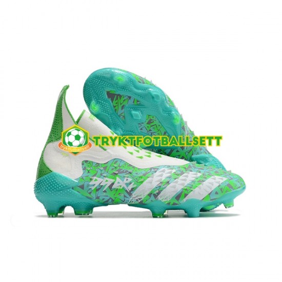 Adidas Predator FREAK FG Grønn Hvit Fotballsko