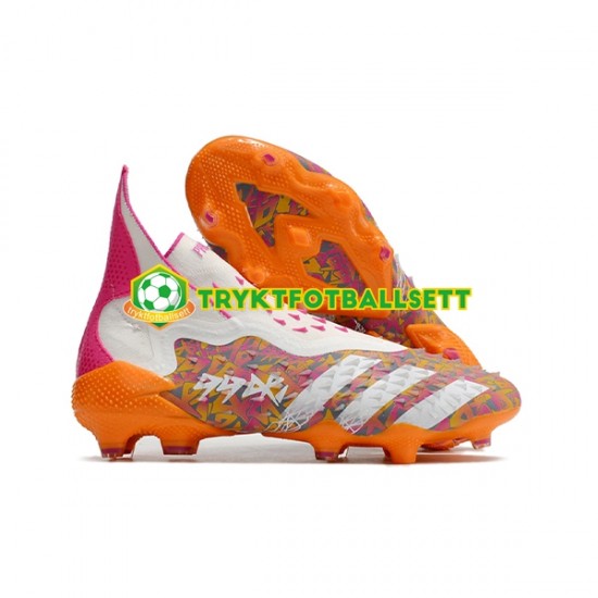 Adidas Predator FREAK FG Oransje Lilla Hvit Fotballsko