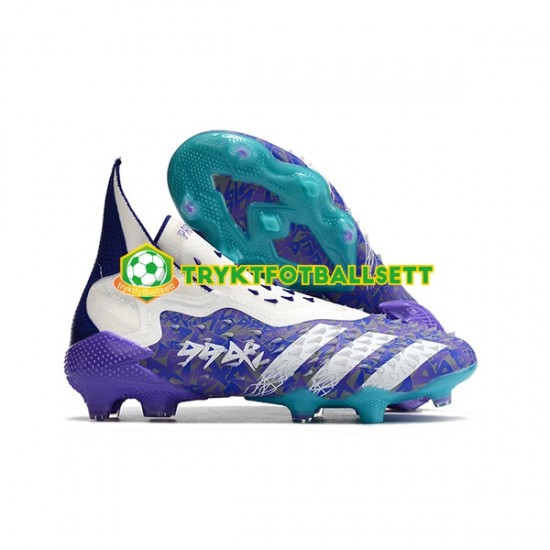 Adidas Predator FREAK FG Lilla Hvit Fotballsko