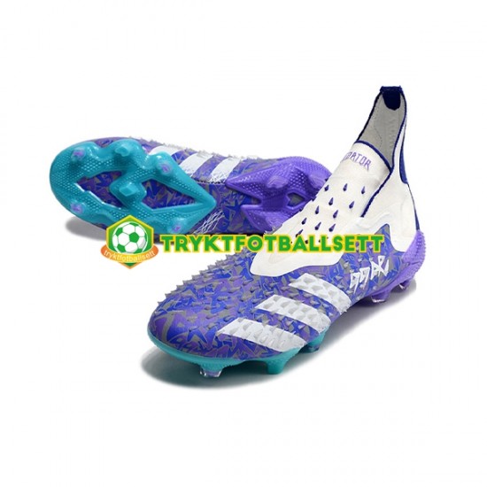 Adidas Predator FREAK FG Lilla Hvit Fotballsko