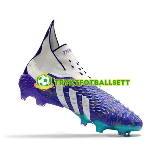 Adidas Predator FREAK FG Lilla Hvit Fotballsko