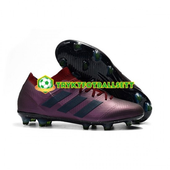 Adidas Nemeziz8.1 FG Svart Lilla Fotballsko