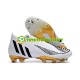 Adidas Predator Edge Geometric FG Svart Hvit Fotballsko