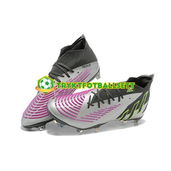 Adidas Predator Edge Geometric.1 FG Lilla Hvit Fotballsko