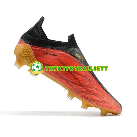 Adidas X Speed flow FG Svart Rød Gul Fotballsko