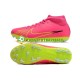 Nike Air Zoom Mercurial Superfly IX Academy AG Grønn Rosa Fotballsko