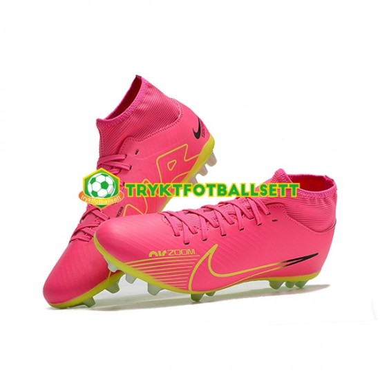 Nike Air Zoom Mercurial Superfly IX Academy AG Grønn Rosa Fotballsko