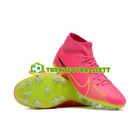 Nike Air Zoom Mercurial Superfly IX Academy AG Grønn Rosa Fotballsko