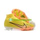 Nike Air Zoom Mercurial Superfly IX Elite FG Oransje Gul Fotballsko