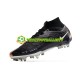 Nike Air Zoom Mercurial Superfly IX Elite SG Svart Gul Fotballsko