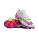 Nike Air Zoom Mercurial Vapor XV Elite AG Rosa Lilla Hvit Fotballsko