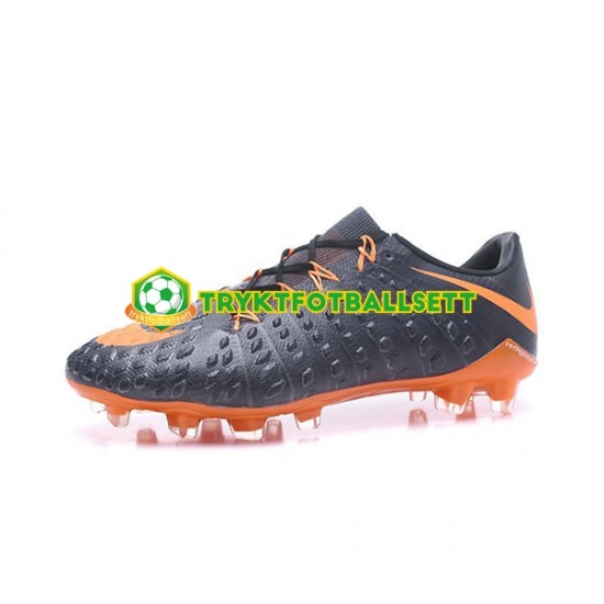 Nike HyperVenom Phantom III Elite FG Svart Oransje Fotballsko