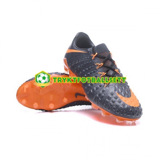 Nike HyperVenom Phantom III Elite FG Svart Oransje Fotballsko