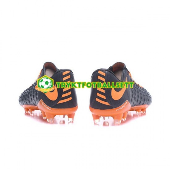 Nike HyperVenom Phantom III Elite FG Svart Oransje Fotballsko