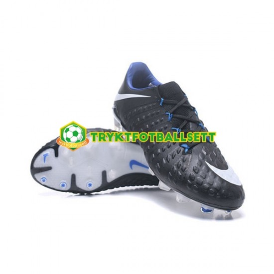 Nike HyperVenom Phantom III Elite FG Svart Hvit Fotballsko