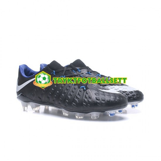 Nike HyperVenom Phantom III Elite FG Svart Hvit Fotballsko