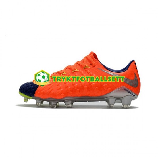 Nike HyperVenom Phantom III Elite FG Blå Oransje Fotballsko