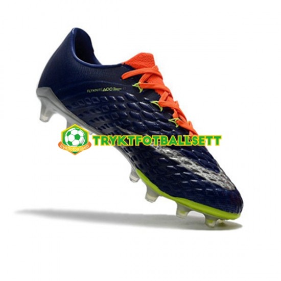 Nike HyperVenom Phantom III Elite FG Blå Oransje Fotballsko