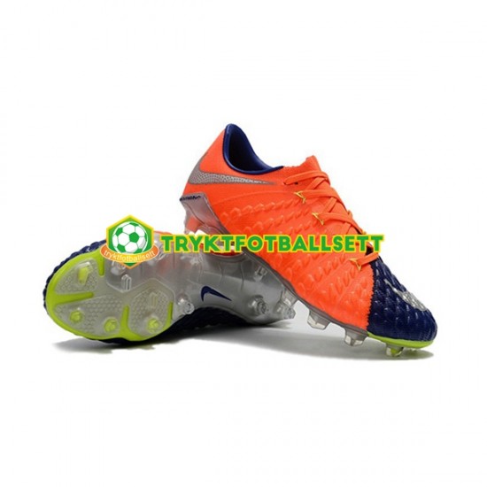 Nike HyperVenom Phantom III Elite FG Blå Oransje Fotballsko