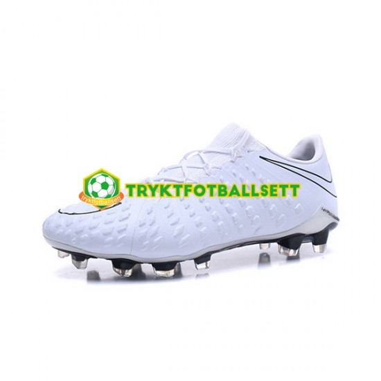 Nike HyperVenom Phantom III Elite FG Hvit Fotballsko