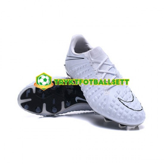 Nike HyperVenom Phantom III Elite FG Hvit Fotballsko