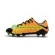 Nike HyperVenom Phantom III Elite FG Svart Gul Fotballsko