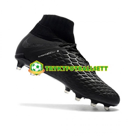 Nike Hypervenom Phantom 3 Elite DF FG Svart Hvit Fotballsko