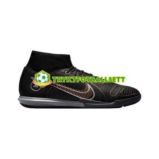 Nike Mercurial Superfly VIII Shadow Academy IC Svart Fotballsko