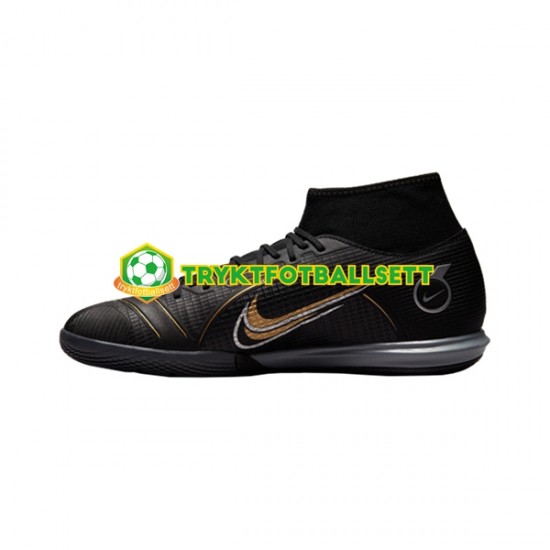 Nike Mercurial Superfly VIII Shadow Academy IC Svart Fotballsko