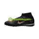 Nike Mercurial Superfly VIII Shadow Academy TF Svart Fotballsko