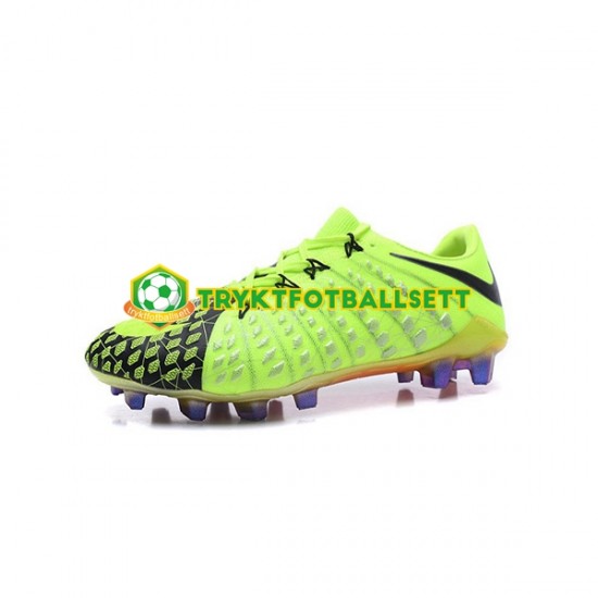 Nike Neymar HyperVenom Phantom 3 Elite FG Svart Grønn Fotballsko