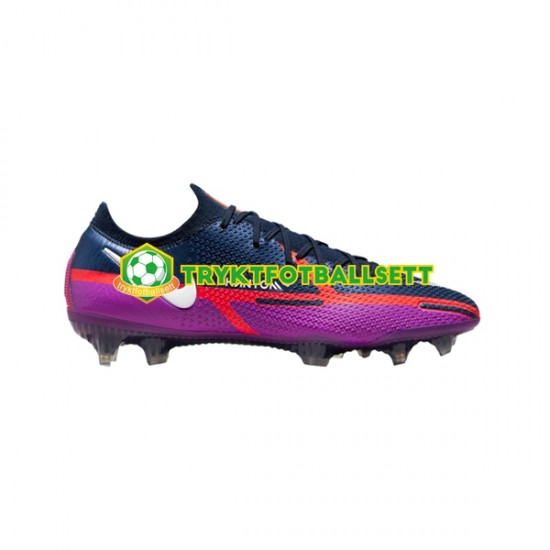 Nike Phantom GT2 UV Elite FG Blå Lilla Rød Fotballsko