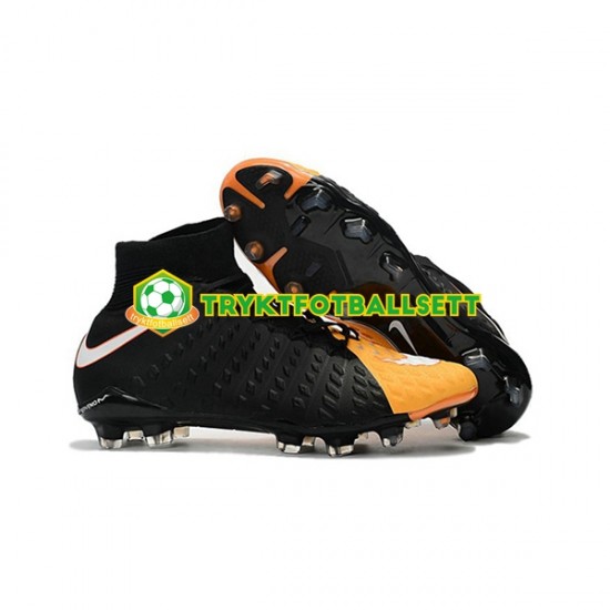 Nike Phantom Hypervenom 3 Elite DF FG Svart Oransje Fotballsko