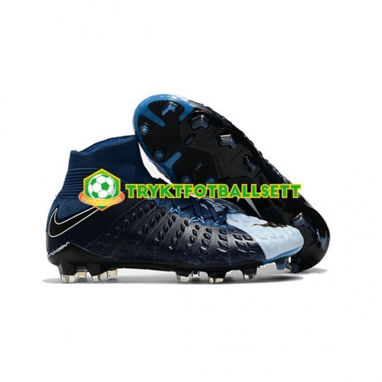 Nike Phantom Hypervenom 3 Elite DF FG Svart Hvit Fotballsko