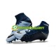 Nike Phantom Hypervenom 3 Elite DF FG Svart Hvit Fotballsko