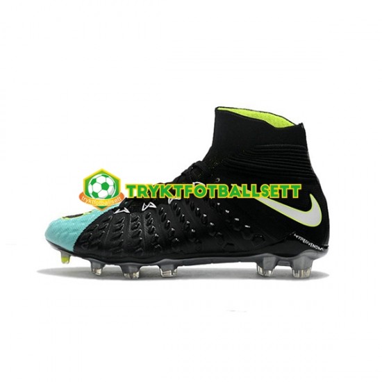 Nike Phantom Hypervenom 3 Elite DF FG Svart Blå Fotballsko