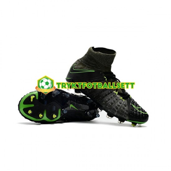 Nike Phantom Hypervenom 3 Elite DF FG Svart Grå Fotballsko