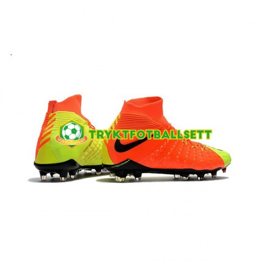 Nike Phantom Hypervenom 3 Elite DF FG Oransje Gul Fotballsko