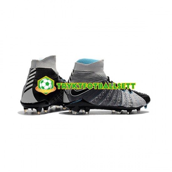 Nike Phantom Hypervenom III Elite DF FG Svart Grå Fotballsko