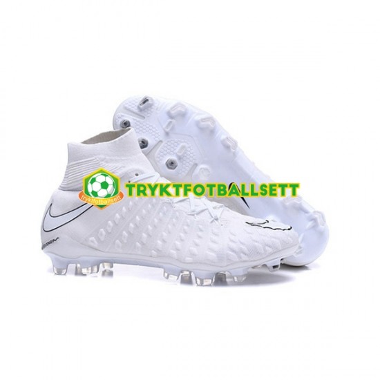 Nike Phantom Hypervenom III Elite DF FG Hvit Fotballsko